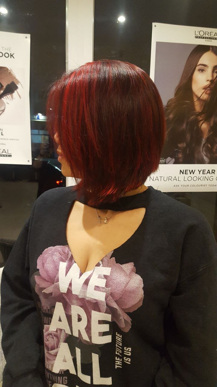short red bob